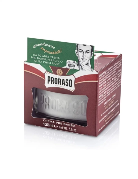 Crema pre-afeitado barbas duras