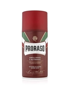 Espuma de afeitar barbas duras