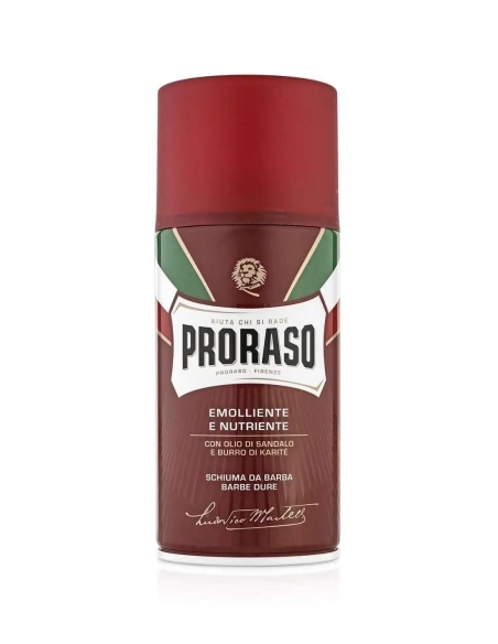 Espuma de afeitar barbas duras