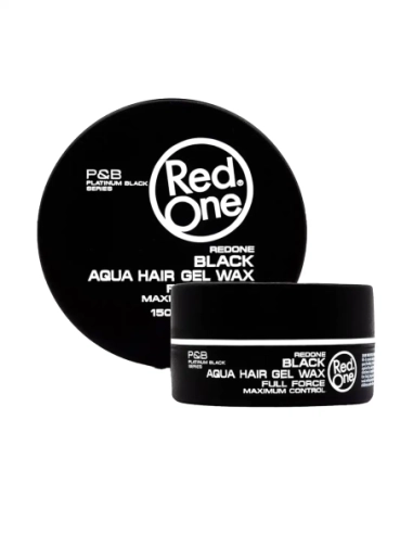 Aqua Hair Wax Black Gel cera