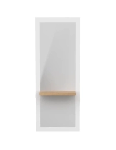 Tocador vertical Blanco repisa roble