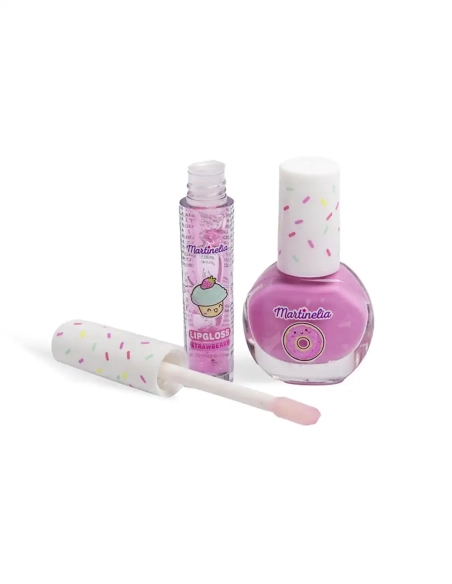 Yummy Sweet Set de belleza brillo labial y esmalte
