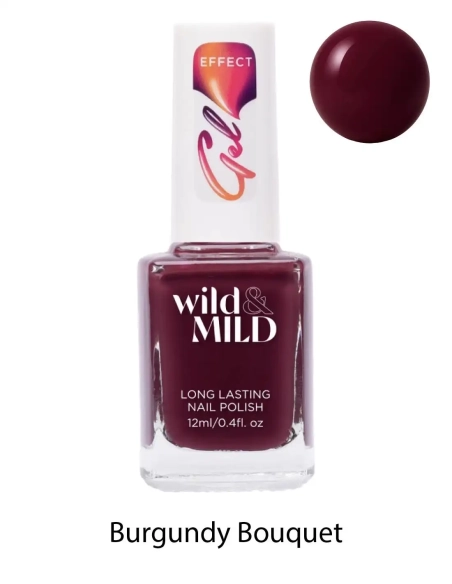 Wild & Mild Esmalte efecto gel Burgundy Bouquet 12 ml