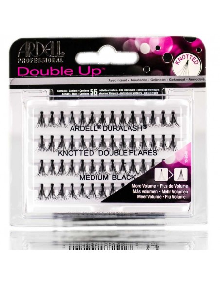 Pestañas individuales double knotted Ardell