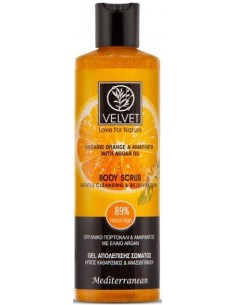 Exfoliante scrub de naranja Velvet