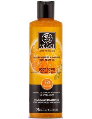 Exfoliante scrub de naranja Velvet