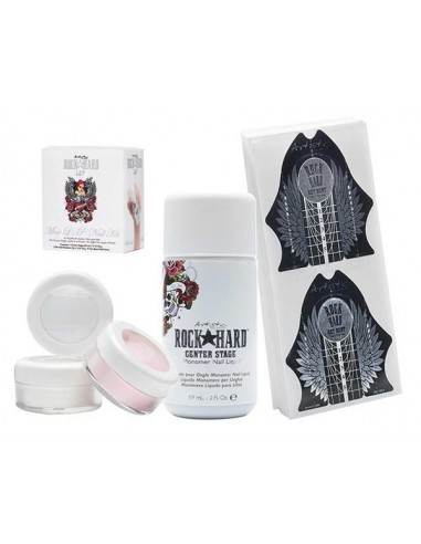Kit pequeño de líquido y polvo para uñas Rock Hard Artistic Nail Design
