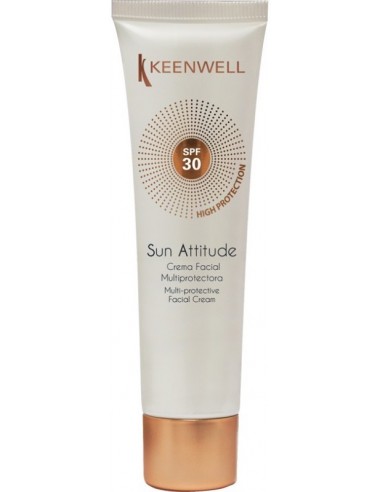 Protector solar facial crema multiprotectora SPF 30 Keenwell