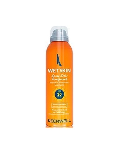 Protector solar en spray transparente Wet Skin SPF 30 Keenwell