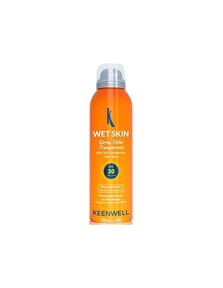 Protector solar en spray transparente Wet Skin SPF 30 Keenwell