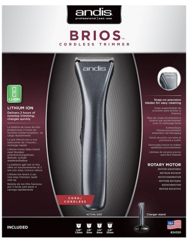 Embalaje Brios Lithium máquina de recorte Andis