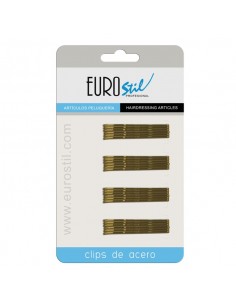 Clips de acero 24 unidades 50mm Eurostil