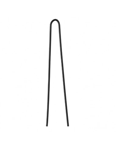 Bolsa de horquilla moño 65 mm negra Eurostil