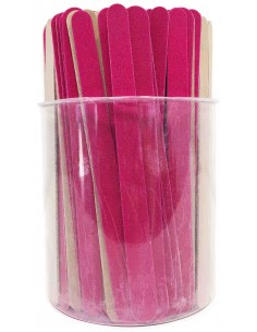 Recipiente con limas esmeriladas profesionales Flores