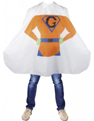 Capa corte/peinador infantil Asuer Group súper héroe