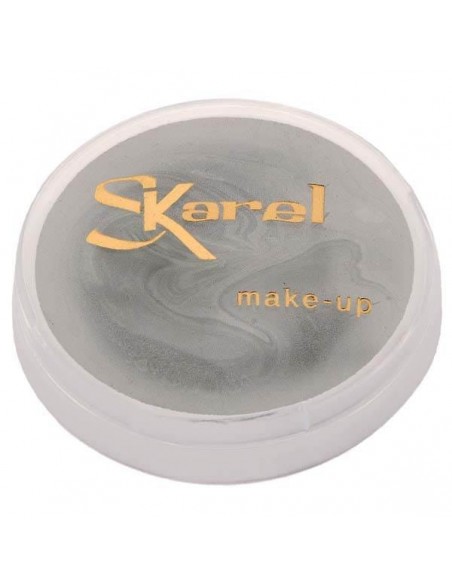Maquillaje al agua plateado Skarel