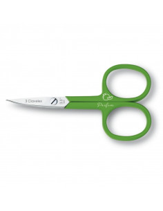 Tijera Parfum curva para uñas 3.5 3 Claveles