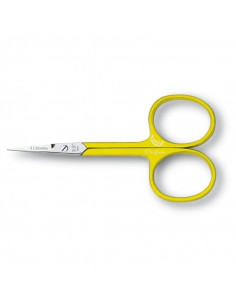 Tijera Parfum curva para pieles 3.5 cm 3 Claveles