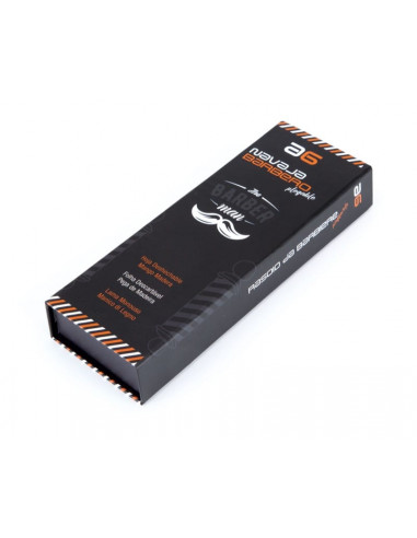 Navaja de barbero de cuchilla desechable y mango de madera Asuer Group