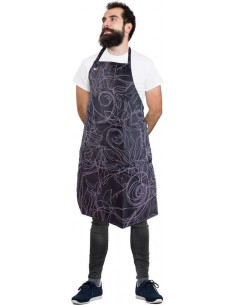 Delantal negro Asuer Group