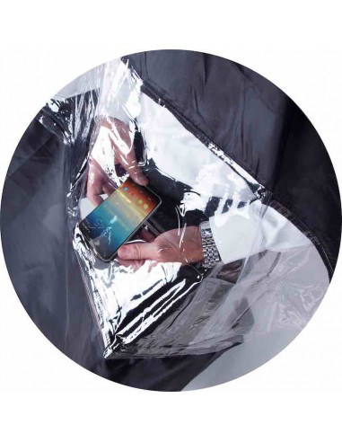 Capa de corte/peinador centro transparente Asuer Group