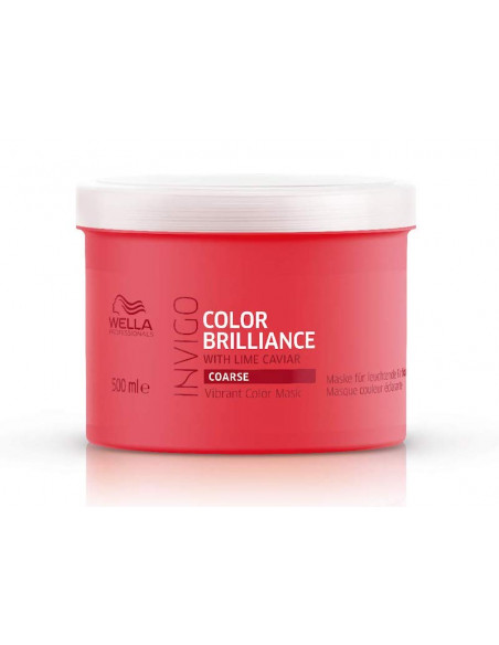Mascarilla para cabellos gruesos protector del color Invigo Color Brilliance Wella Professionals 500 ml